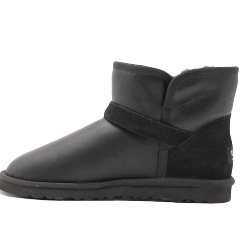 Угги мужские ботинки UGG Mini Dylyn Metallic Black фото-3