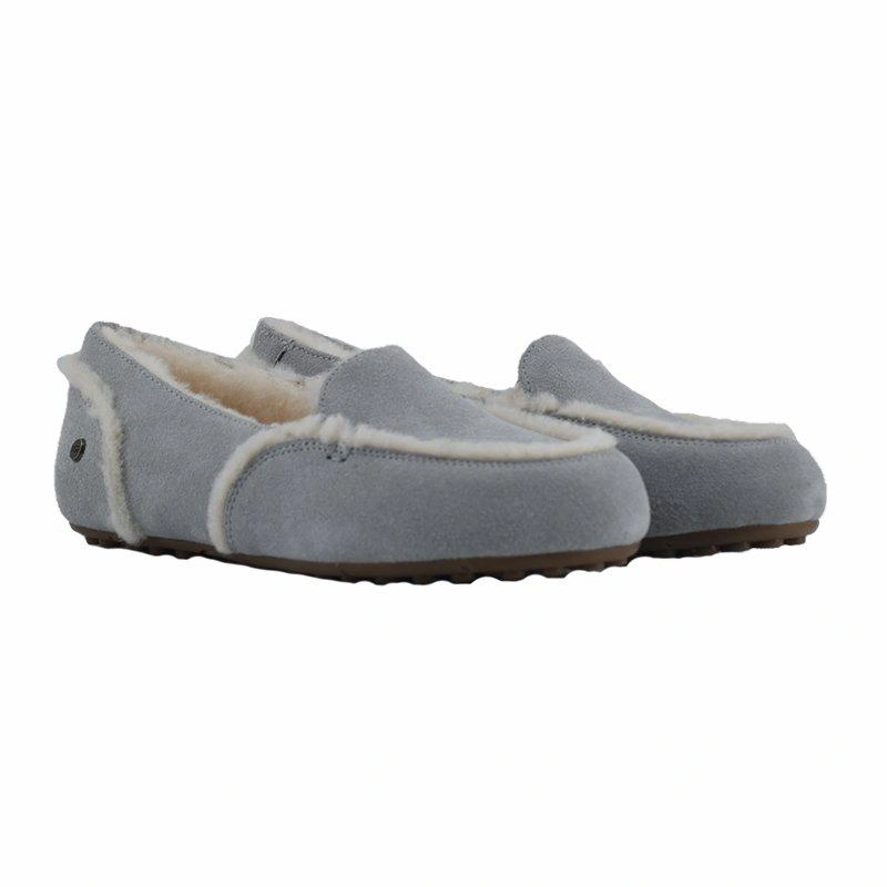 Угги женские мокасины UGG Hailey Loafer Grey фото-3