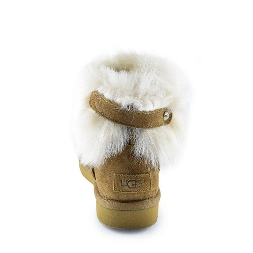 Угги женские с мехом UGG Valentina Chestnut фото-6