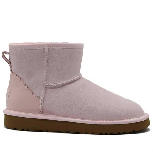 Угги женские ботинки UGG II Mini Classic Pink фото-2