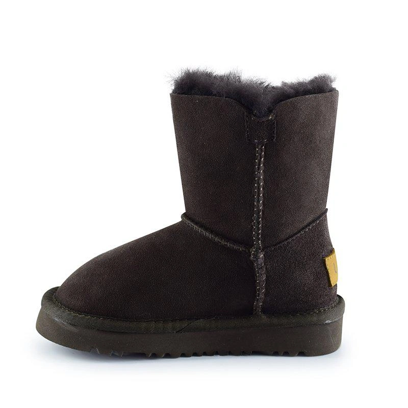 Угги детские UGG Kids Bailey Button II Chocolate фото-3