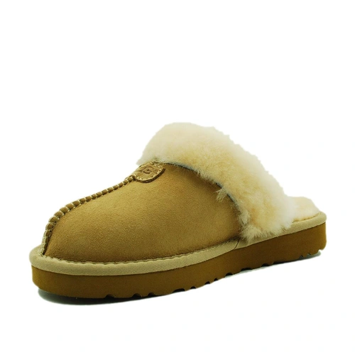 Угги тапочки женские UGG Woman Slippers Scufette Sand фото-5