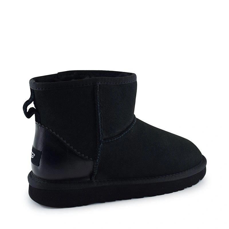 Угги женские мини UGG Classic Mini II Metallic Black фото-2