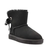 Угги женские ботинки UGG II Mini Bailey Bow Customizable Black фото-1