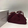 Сумка Bottega Veneta The Pouch Velour Mini Bordo фото-1