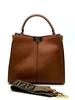 Женская сумка Fendi A107245 коричневая 32×28 см фото-1