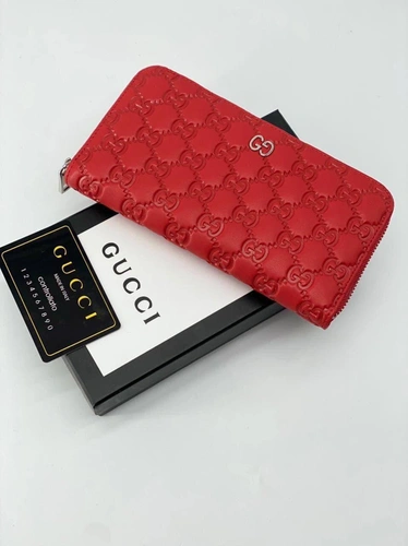 Кошелек Gucci красный 19/10 коллекция 2021-2022