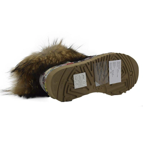 Угги женские Джимми Чу UGG Jimmy Choo Travel Fox Grey фото-2