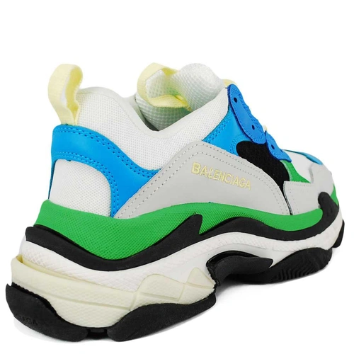 Кроссовки Balenciaga Triple S (657054) White Blue фото-3