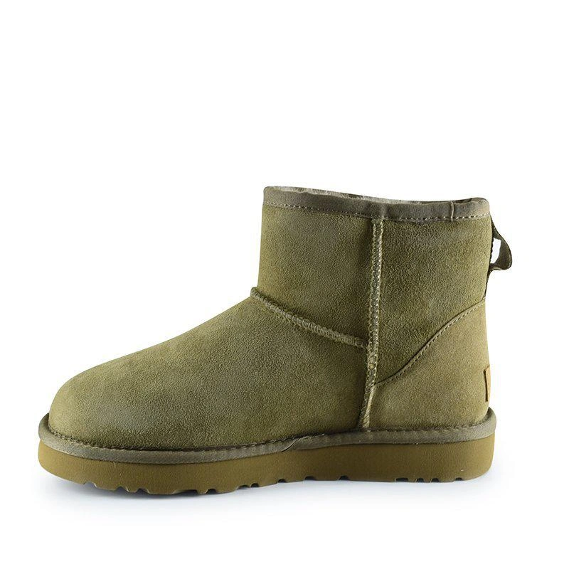 Угги женские мини UGG Classic Mini II Olive фото-2