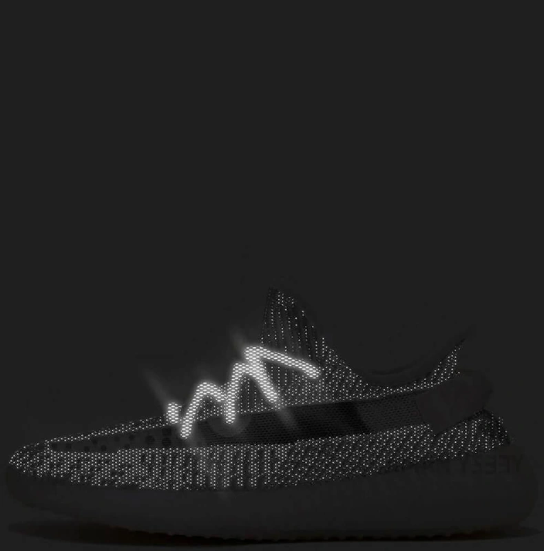 Кроссовки Adidas Yeezy Boost 350 V2 Static Black Reflective фото-2