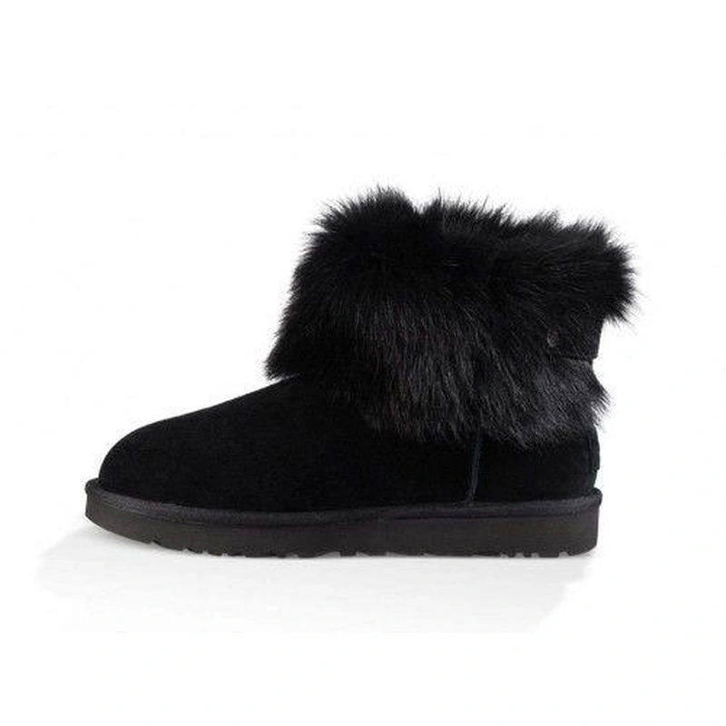 Угги женские с мехом UGG Valentina Black A33986 фото-3