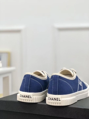 Кеды женские Chanel темно-синие коллекция 2021-2022 фото-5