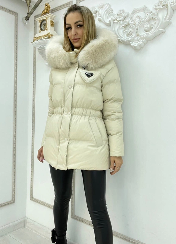 Куртка Prada белая модель-27