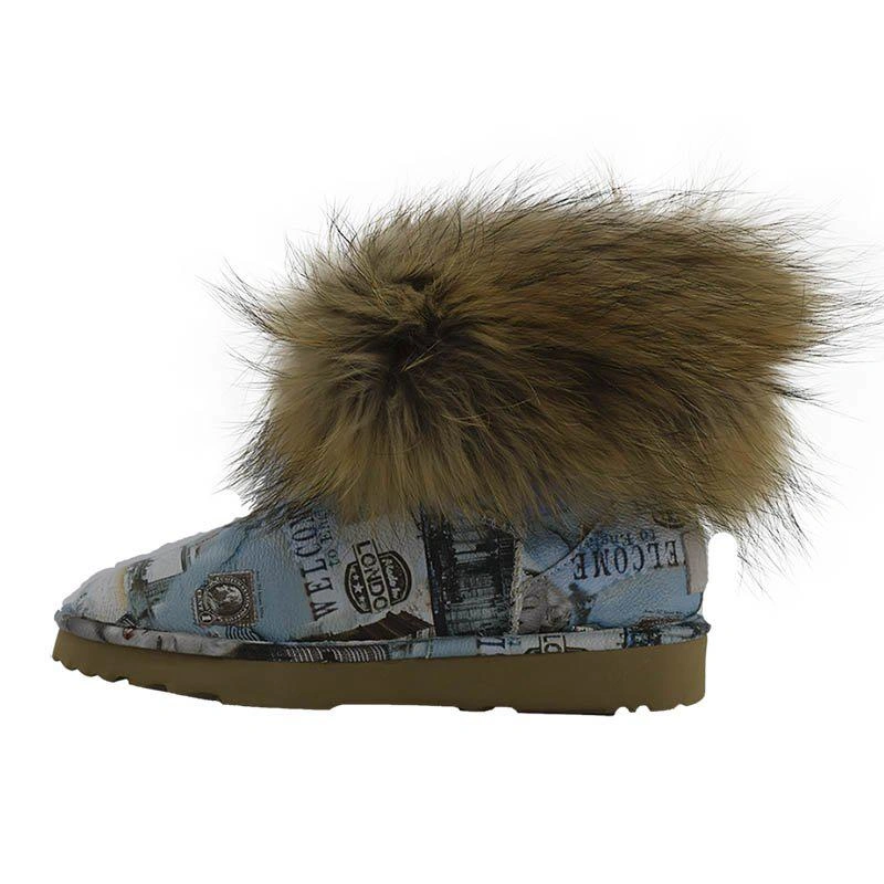 Угги женские Джимми Чу UGG Jimmy Choo Travel Fox Blue фото-2