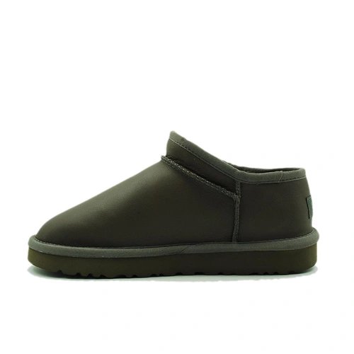 Угги женские ультра мини UGG Ultra Mini Tasman Metallic Grey фото-4