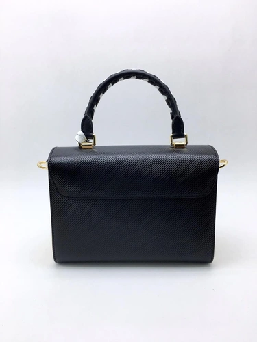 Женская кожаная сумка Louis Vuitton черная A51008 фото-4