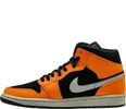 Кроссовки Nike Air Jordan 1 Retro Black/Orange a72275 фото-1