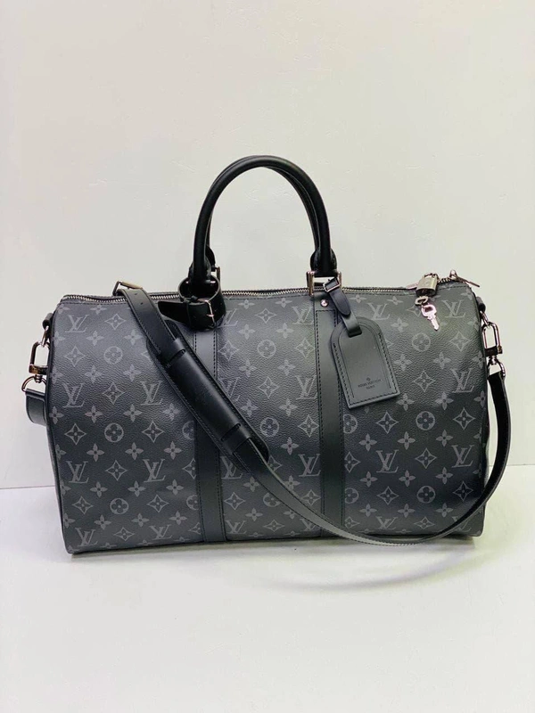 Дорожная сумка Louis Vuitton  Keepall черная 45/20/25