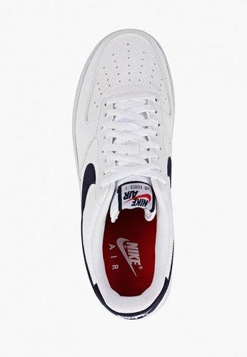 Кроссовки Nike Air Force 1 ’07 White/Obsidian-University Red фото-4