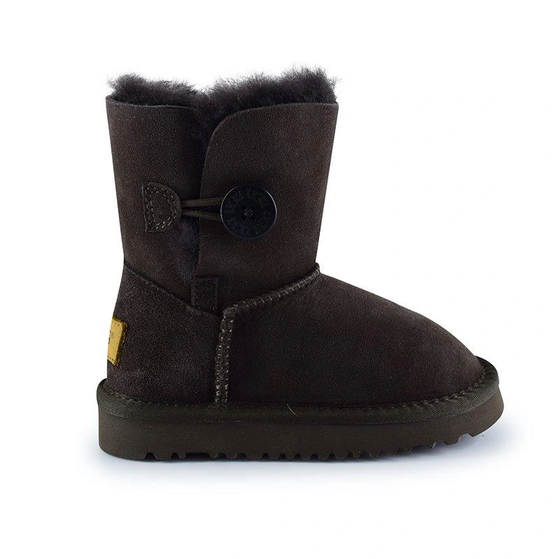 Угги детские UGG Kids Bailey Button II Chocolate