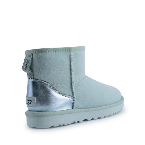 Угги женские мини UGG Classic Mini II Metallic Iceberg фото-4