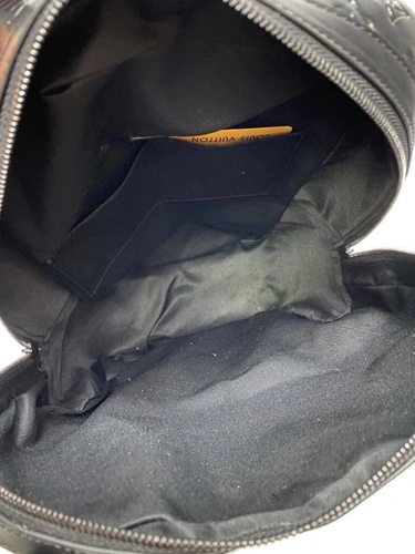 Кожаный рюкзак Louis Vuitton черный 38/25/14 фото-2