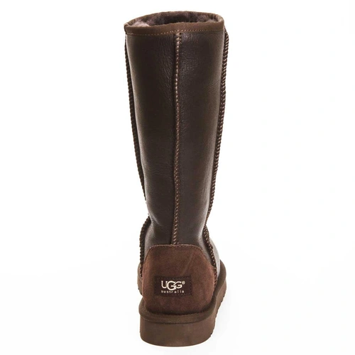 Угги женские сапоги UGG Classic Tall Metallic Chocolate фото-3