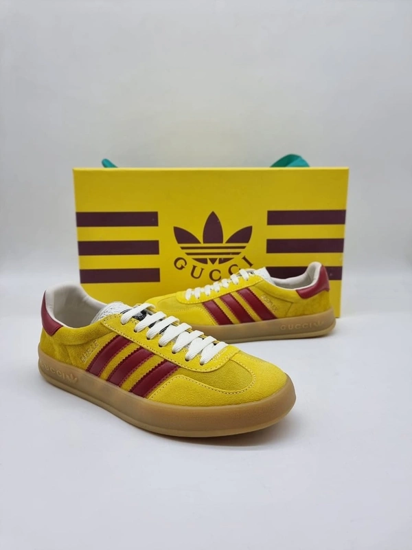 Кеды Adidas Gazelle x Gucci A108661 Yellow