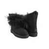 Угги женские UGG Fox Fur II Gen Black фото-1