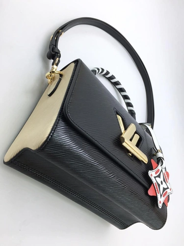 Женская кожаная сумка Louis Vuitton черная A51008 фото-7
