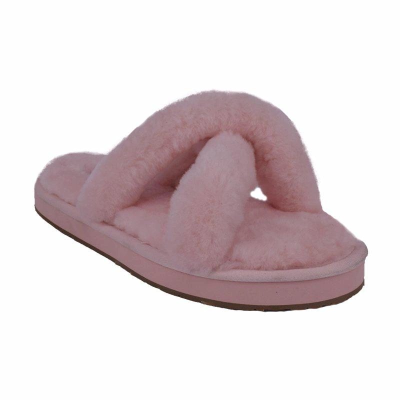 Угги тапочки женские UGG Womens Slippers Abela Pink фото-3