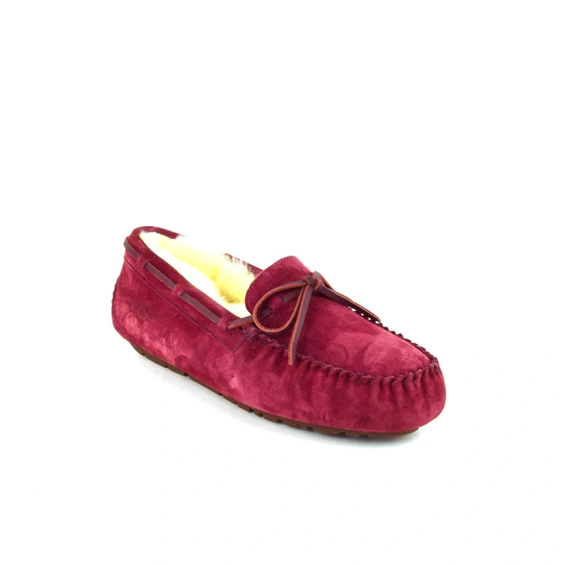 Угги женские мокасины UGG Red Wine фото-6