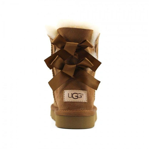 Угги детские UGG Kids Bailey Bow II Chestnut фото-3