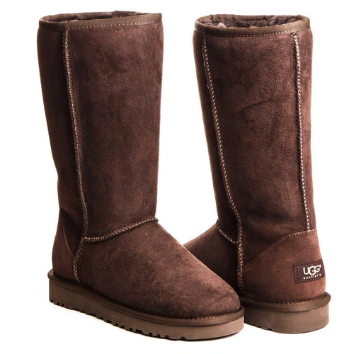 Угги женские сапоги UGG Classic Tall Chocolate фото-4