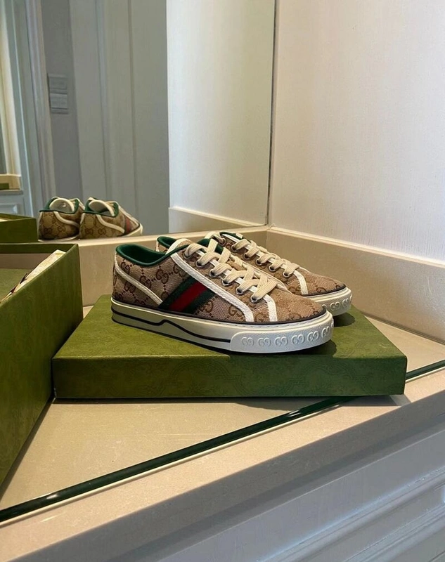 Кеды Gucci Tennis 1977 Sneaker Premium Beige фото-3