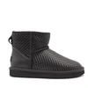 Угги женские ботинки UGG Mini Classic Wover Bottega Black фото-1