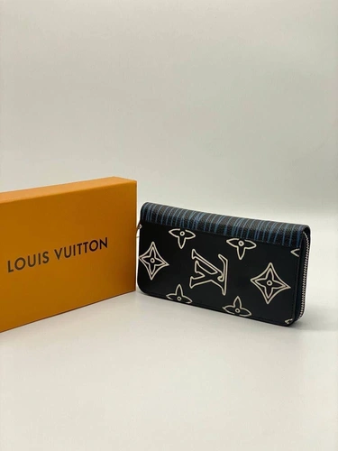 Кошелек Louis Vuitton черный 19/10 коллекция 2021-2022 A66197 фото-3