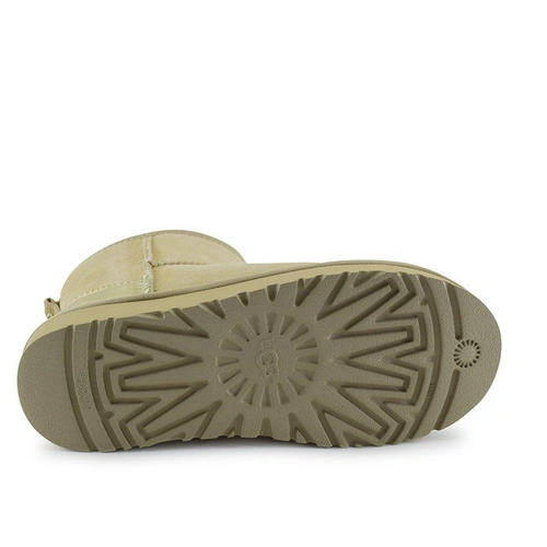 Угги женские мини UGG Classic Mini II Metallic Driftwood фото-4