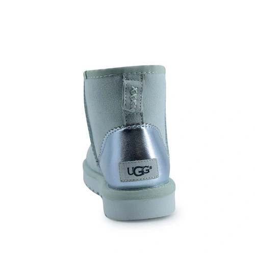 Угги женские мини UGG Classic Mini II Metallic Iceberg фото-3