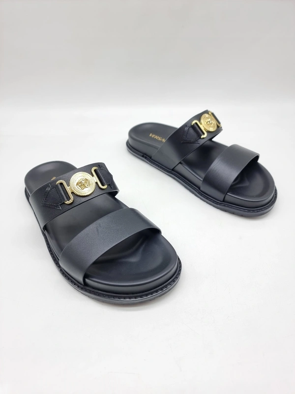 Шлёпанцы мужские Versace Slides Medusa A109982 Black