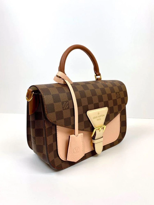 Женская сумка Louis Vuitton  Beaumarchais премиум-люкс комбинированная. 25/18/10см A59698