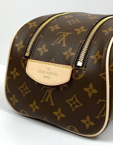 Женская сумка-косметичка Louis Vuitton Нececcep King Size N47527 премиум-люкс качество коричневая 28/16/13 см A80585 фото-5