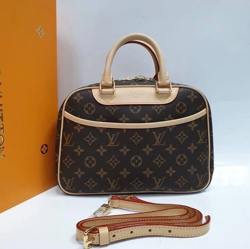 Женская сумка Louis Vuitton Monogram коричневая 28/21/11