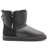 Угги женские сапоги UGG Mini Double Zip Black фото-1