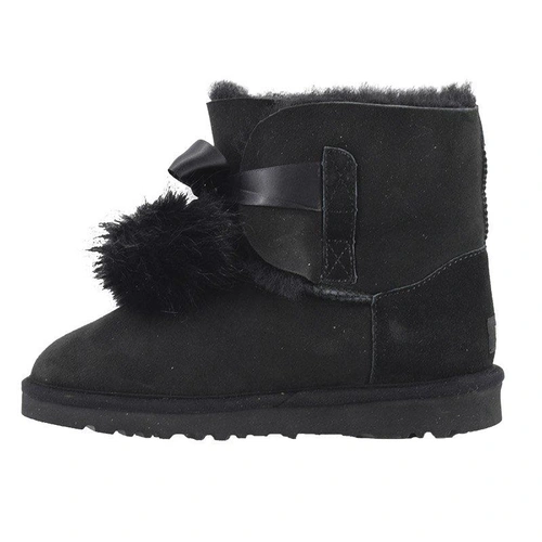 Угги женские UGG Classic Mini Gita Black фото-3