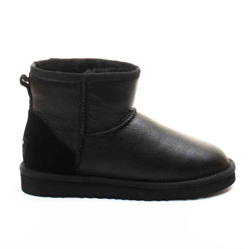 Угги женские ботинки UGG Mini Classic Metallic Black