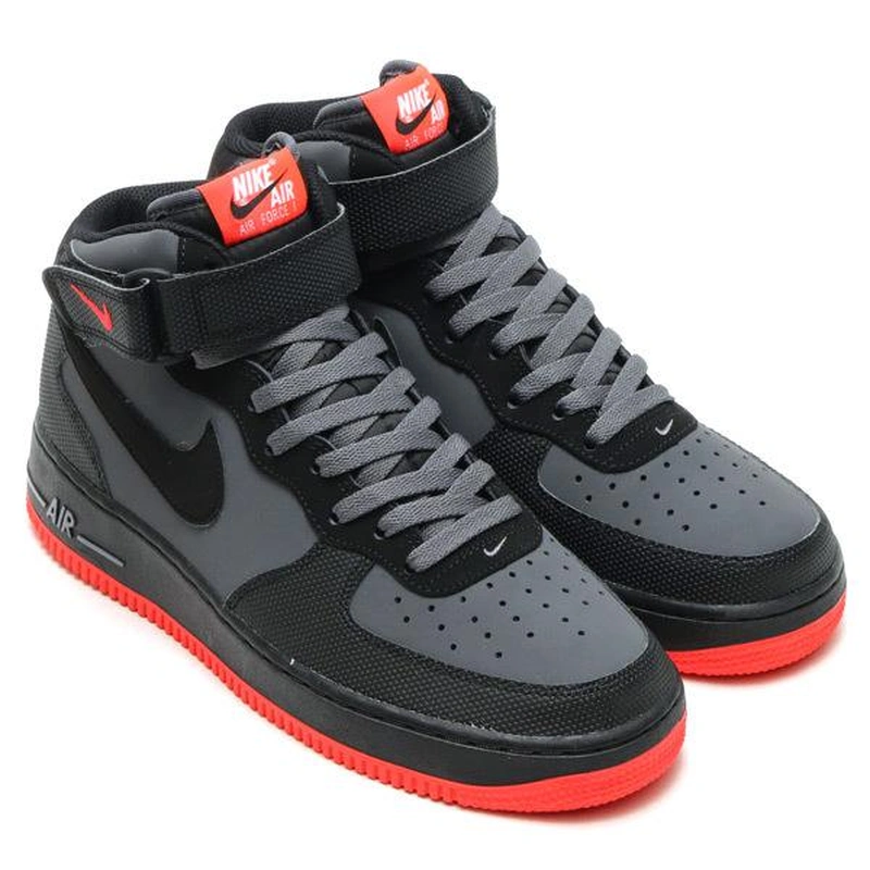 Nike Air Force 1 Jordan Black Red. Nike Air Force 1 Mid ’07 Grey/Red. Nike Air Force 1 Mid hot Lava. Nike Air Force 1 Mid Red Black. Обувь кроссовки найк