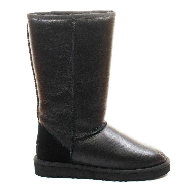 Угги женские сапоги UGG Classic Tall Metallic Black