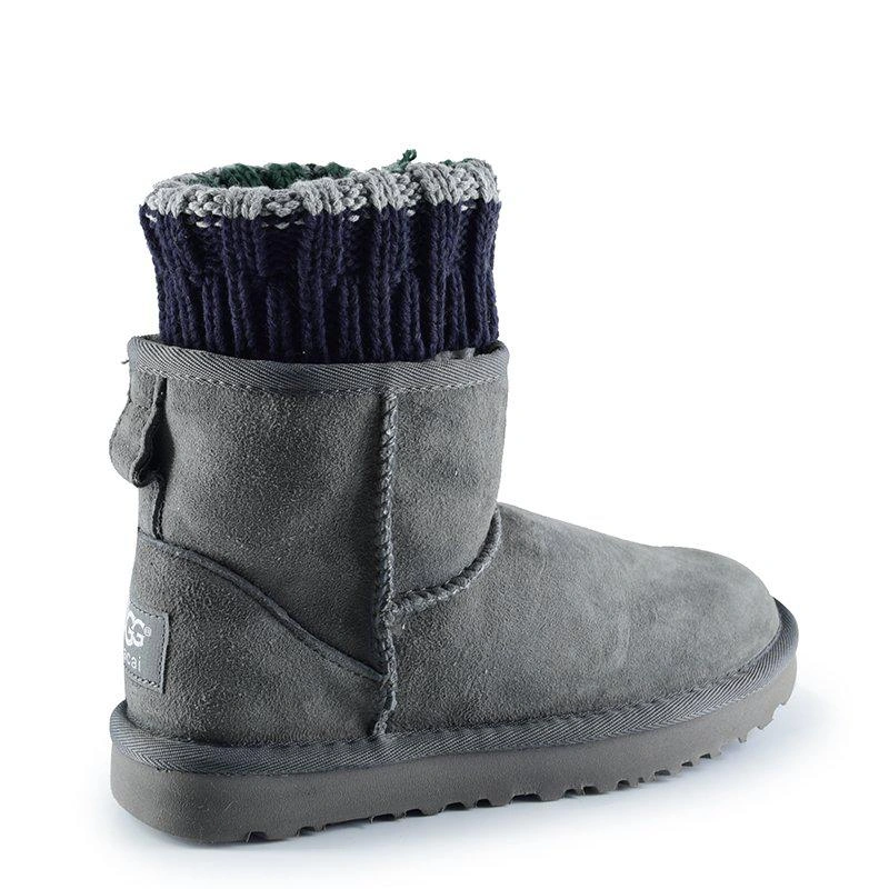 Угги женские UGG Sacai Knit Classic Mini II Grey фото-4